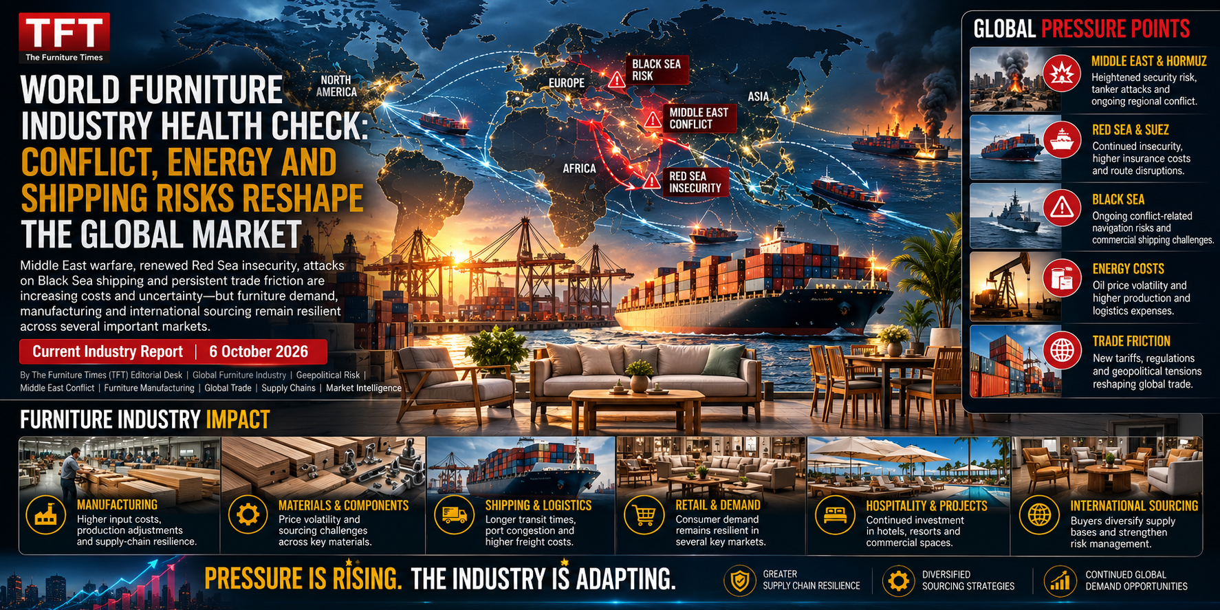 World Furniture Industry Health Check: Conflict, Energy and Shipping Risks Reshape the Global Market