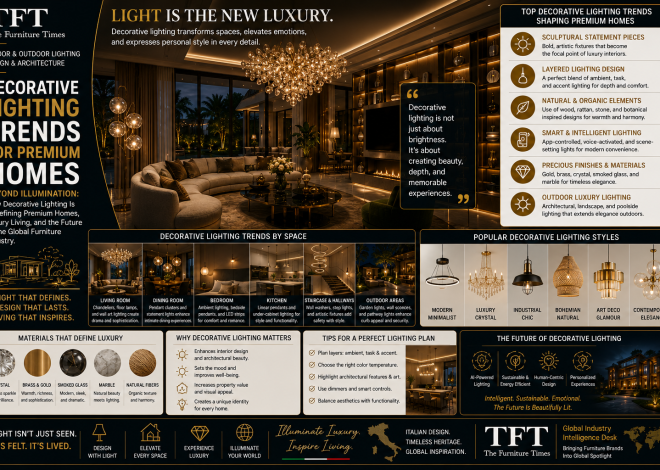 Decorative Lighting Trends for Premium Homes