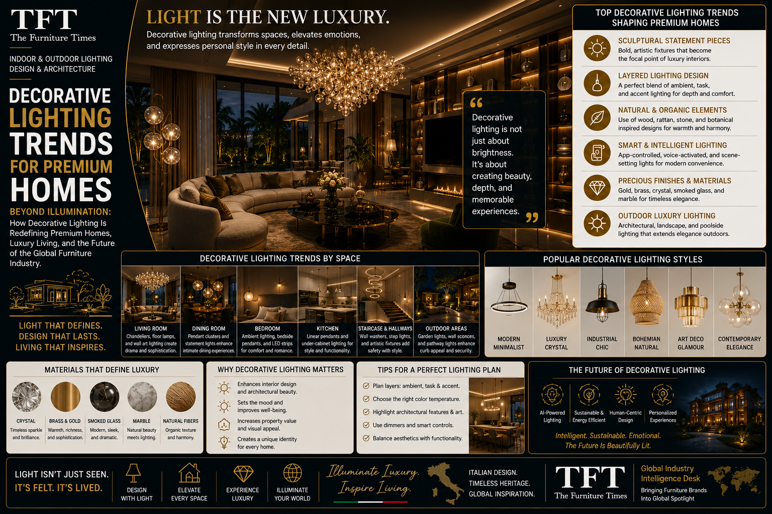 Decorative Lighting Trends for Premium Homes